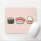 かわいい寿司フレンド マウスパッド (マウス)