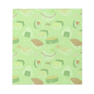 かわいい寿司メモ帳 ノートパッド