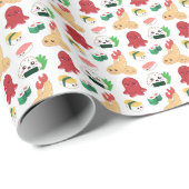 かわいい寿司ラッピング紙 ラッピングペーパー (ロールコーナー)