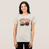 かわいい寿司ラブ トライブレンドTシャツ (正面全面)