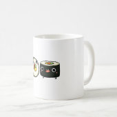 かわいい寿司ロール コーヒーマグカップ (正面右)