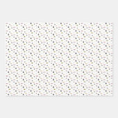 かわいい寿司柄 |食日本の品イラストレーション ラッピングペーパーシート (正面2)