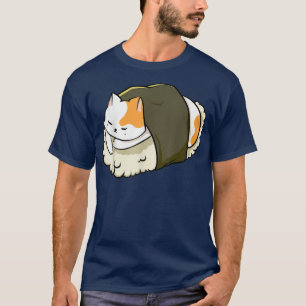 かわいい寿司猫かわいいアニメ猫ペットジャパン Tシャツ