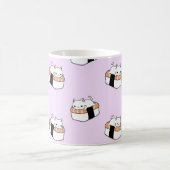 かわいい寿司猫のコーヒー・マグ コーヒーマグカップ (中央)