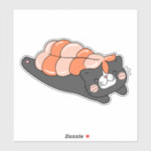 かわいい寿司猫キャラクター シール (シート)