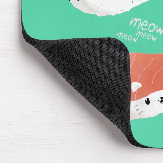 かわいい寿司猫 マウスパッド (コーナー)