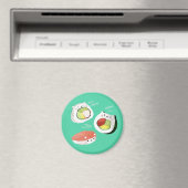 かわいい寿司猫 マグネット (インサイチュ (食洗機))