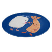 かわいい寿司飯の仲間の漫画 カッティングボード (角)