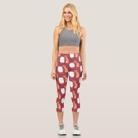 かわいい寿司飯の仲間の漫画 カプリレギンス (正面)