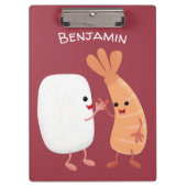 かわいい寿司飯の仲間の漫画 クリップボード (正面)