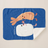 かわいい寿司飯の仲間の漫画 シェルパブランケット (正面(横))