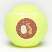 かわいい寿司飯の仲間の漫画 テニスボール (裏面)