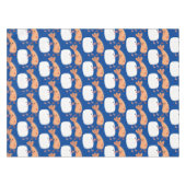 かわいい寿司飯の仲間の漫画 テーブルクロス (正面(横))