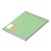 かわいい寿司飯の仲間の漫画 ノートパッド (回転)