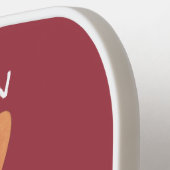 かわいい寿司飯の仲間の漫画 ピックルボールラケット (左詳細)