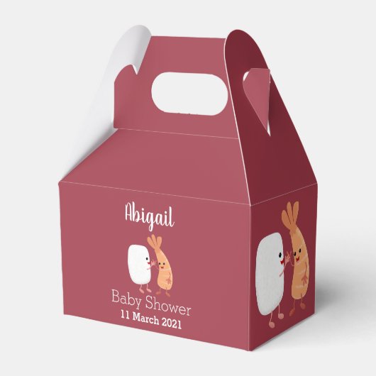 かわいい寿司飯の仲間の漫画 フェイバーボックス (正面サイド)