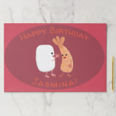 かわいい寿司飯の仲間の漫画 ペーパーパッド (インサイチュ)