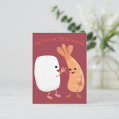 かわいい寿司飯の仲間の漫画 ポストカード (スタンド正面)