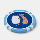 かわいい寿司飯の仲間の漫画 ポーカーチップ (シングル)