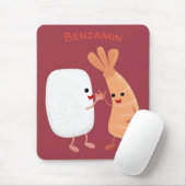 かわいい寿司飯の仲間の漫画 マウスパッド (マウス)