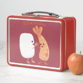 かわいい寿司飯の仲間の漫画 メタルランチボックス (インサイチュ)