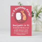 かわいい寿司飯の仲間の漫画 招待状 (スタンド正面)