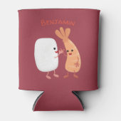 かわいい寿司飯の仲間の漫画 缶クーラー (正面)