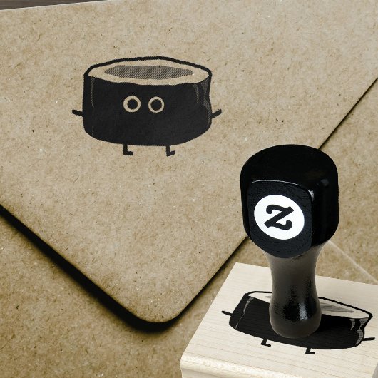 かわいい寿司 |かわいいすし転が ラバースタンプ