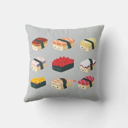 かわいい寿司 クッション (裏面)