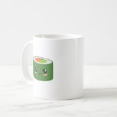 かわいい寿司 コーヒーマグカップ (正面左)