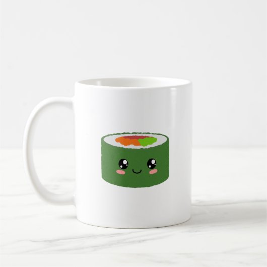 かわいい寿司 コーヒーマグカップ (左)