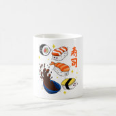 かわいい寿司 コーヒーマグカップ (中央)