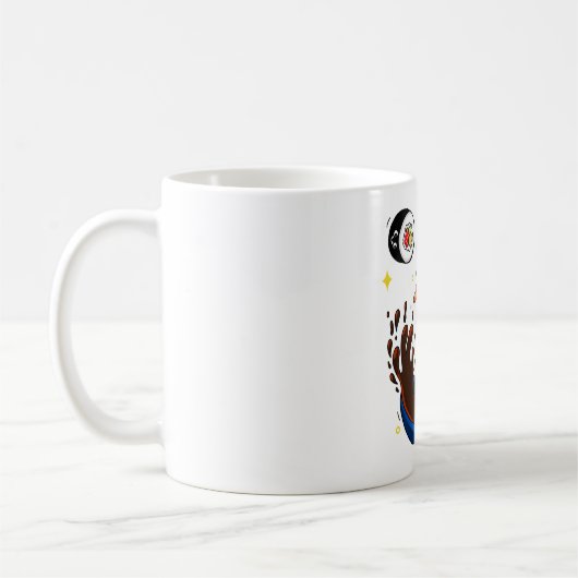かわいい寿司 コーヒーマグカップ (左)