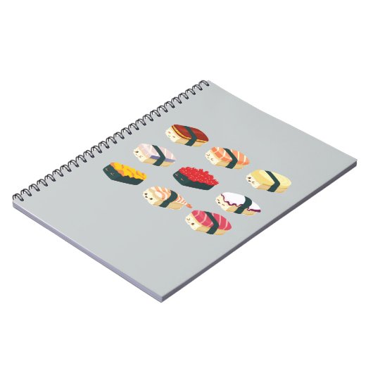かわいい寿司 ノートブック (左側)