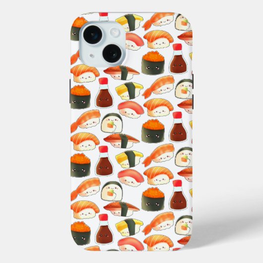 かわいい寿司 Case-Mate iPhoneケース (裏面)