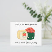 かわいい寿司inかわいいスタイル ポストカード (スタンド正面)