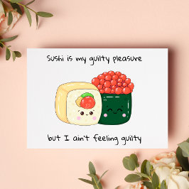 かわいい寿司inかわいいスタイル ポストカード