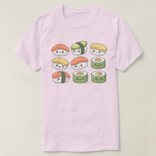 かわいい寿司Squad Tシャツ