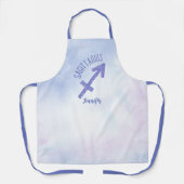 かわいい射手座パーソナライズされたサイン女子 エプロン (正面)