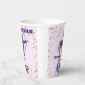 かわいい射手座ファースト誕生日&金ゴールド紙吹雪 紙コップ (右)