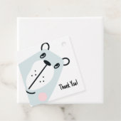 かわいい小おもしろい熊 フェイバータグ (インサイチュ)