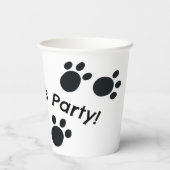 かわいい小おもしろい熊 紙コップ (裏面)