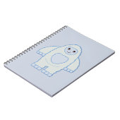 かわいい小さいイエティ ノートブック (左側)