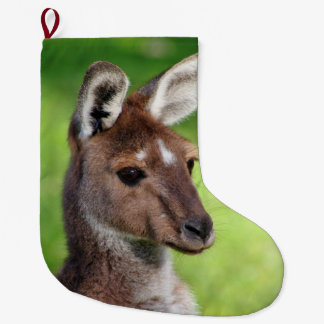 かわいい小さいカンガルーのクリスマスブーツ ラージクリスマスストッキング