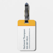 かわいい小さくてタフなバットマンよりも可愛い ラゲッジタグ (裏面縦)