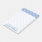 かわいい小さないかり柄|名前の追加 ポストイット (アングル)