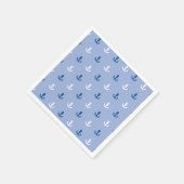 かわいい小さないかり スタンダードカクテルナプキン (角)