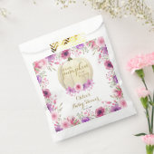 かわいい小さなかぼちゃのフローラ赤ちゃんシャワー フェイバーバッグ (封をした状態)