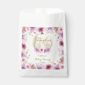 かわいい小さなかぼちゃのフローラ赤ちゃんシャワー フェイバーバッグ (正面)