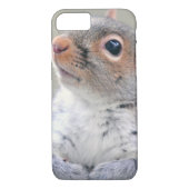 かわいい小さなかわふわの灰色リス Case-Mate iPhoneケース (裏面)